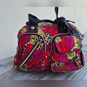 VINTAGE BETSEY JOHNSON FLORAL HANDBAG